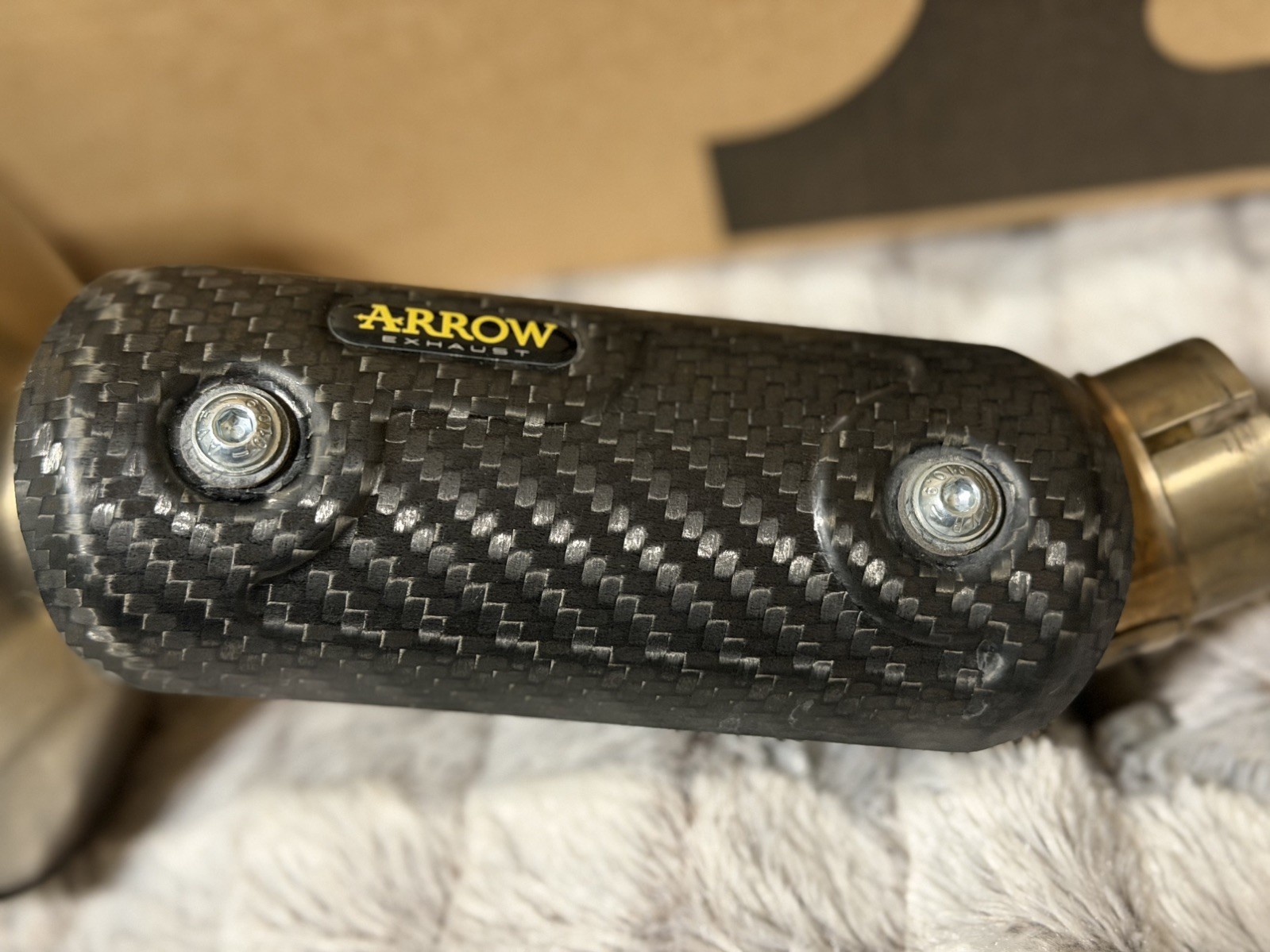 Exhaust Muffler Arrow Indy R Black Aluminum DUCATI Monster 937 2021-2025