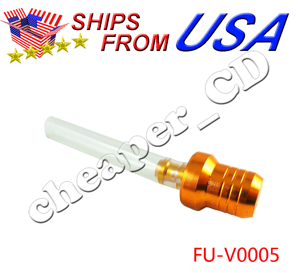 Gas Fuel Tank Cap Valve Vent Breather Hose CNC ATV Dirt Bike Yellow