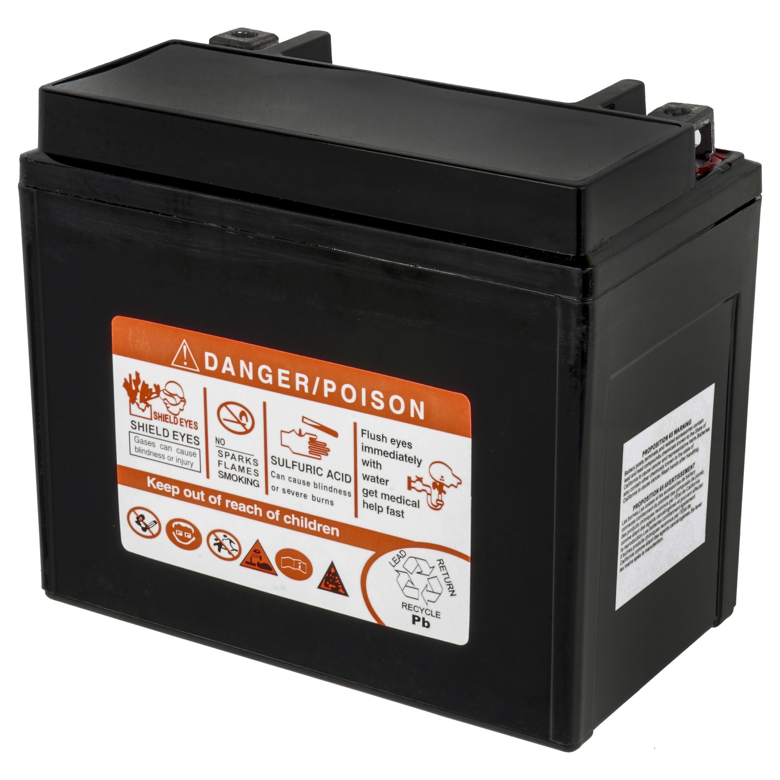 AGM Battery for Ducati Multistrada 1100 DS S 2007 / 12V 10Ah CCA 160 / YT12B-BS