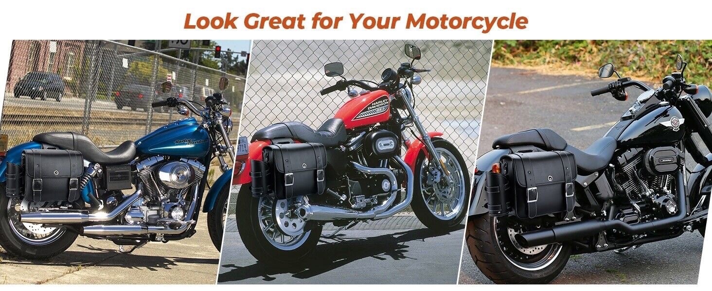 Suzuki Blvd C50 C90 Motorcycle Saddlebags Side Saddle Bags Cup Holder Panniers