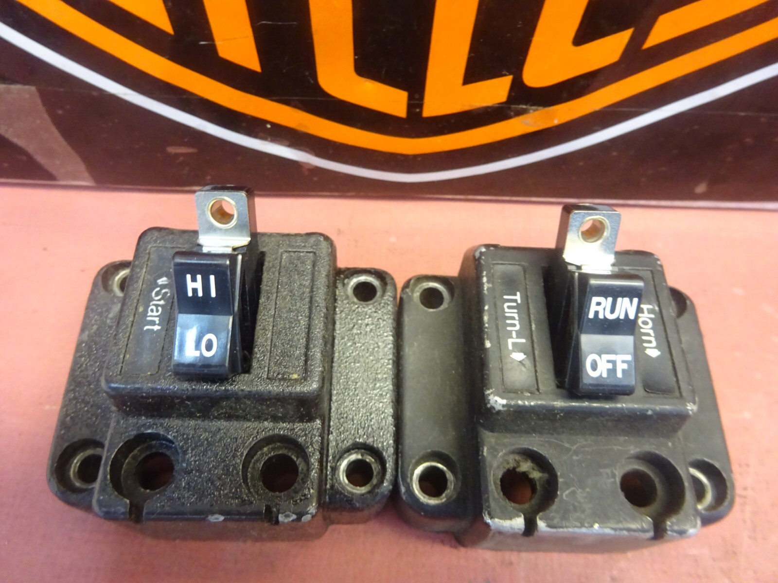 VINTAGE Harley FL FX XL 72-81 CHOICE OF RUN/OFF or HI/LOW HBAR Switch 4-PACK