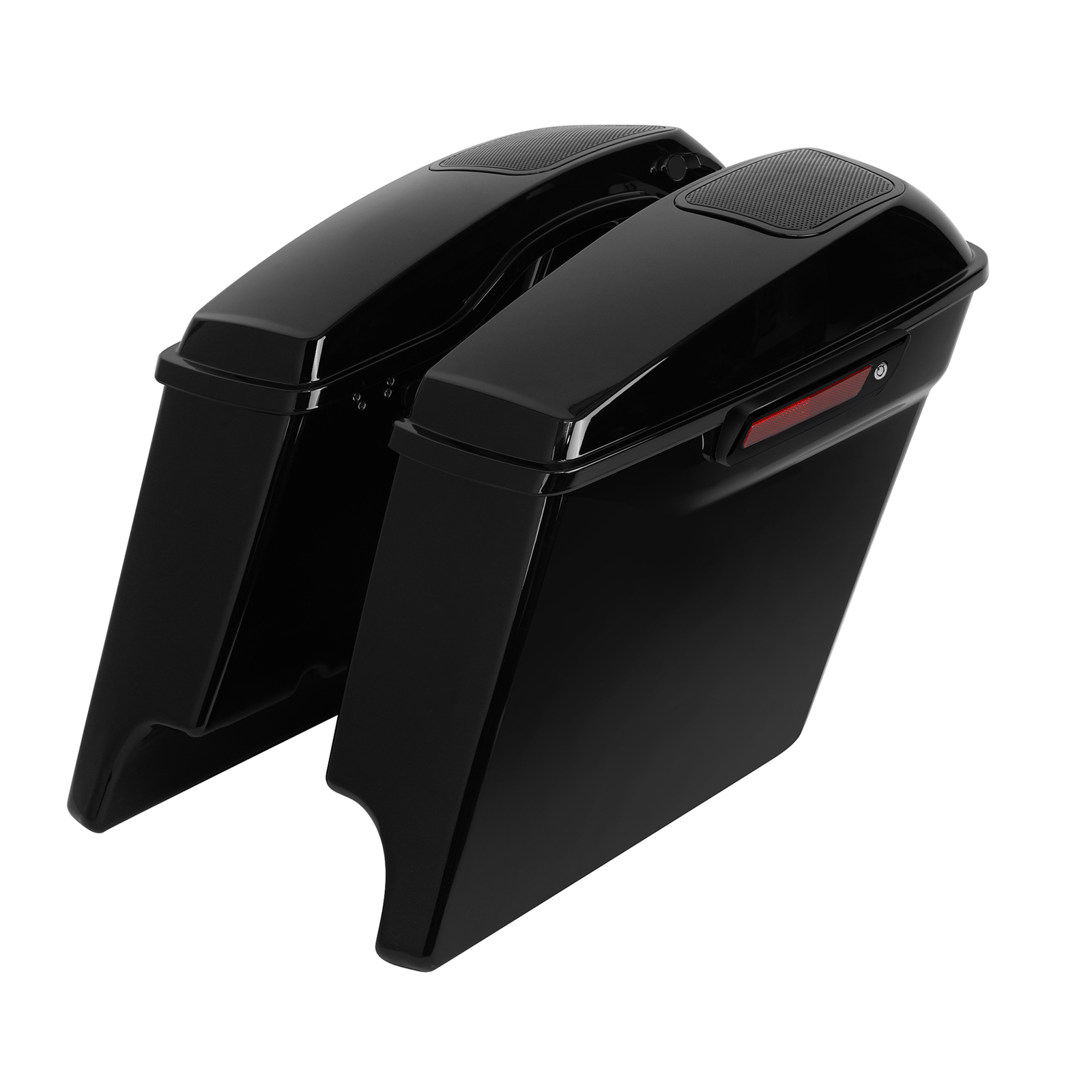 Black Saddlebag 6×9″ Speaker Cutout & Rear Fender For Harley Electra Glide 14-Up
