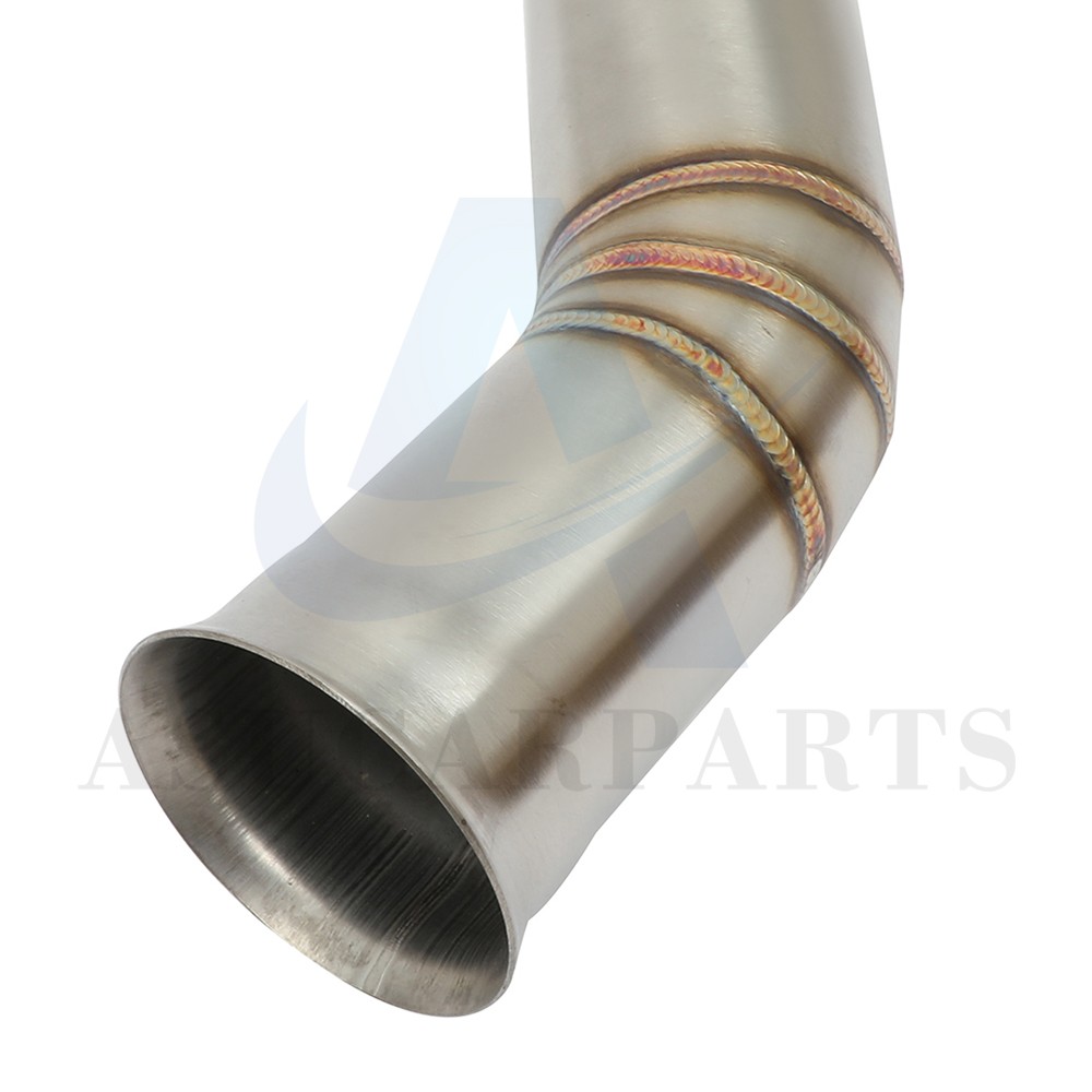 1Pcs Exhaust Muffler Mid Pipe Stainless Tube Eliminator For 2018-2020 Husqvarna