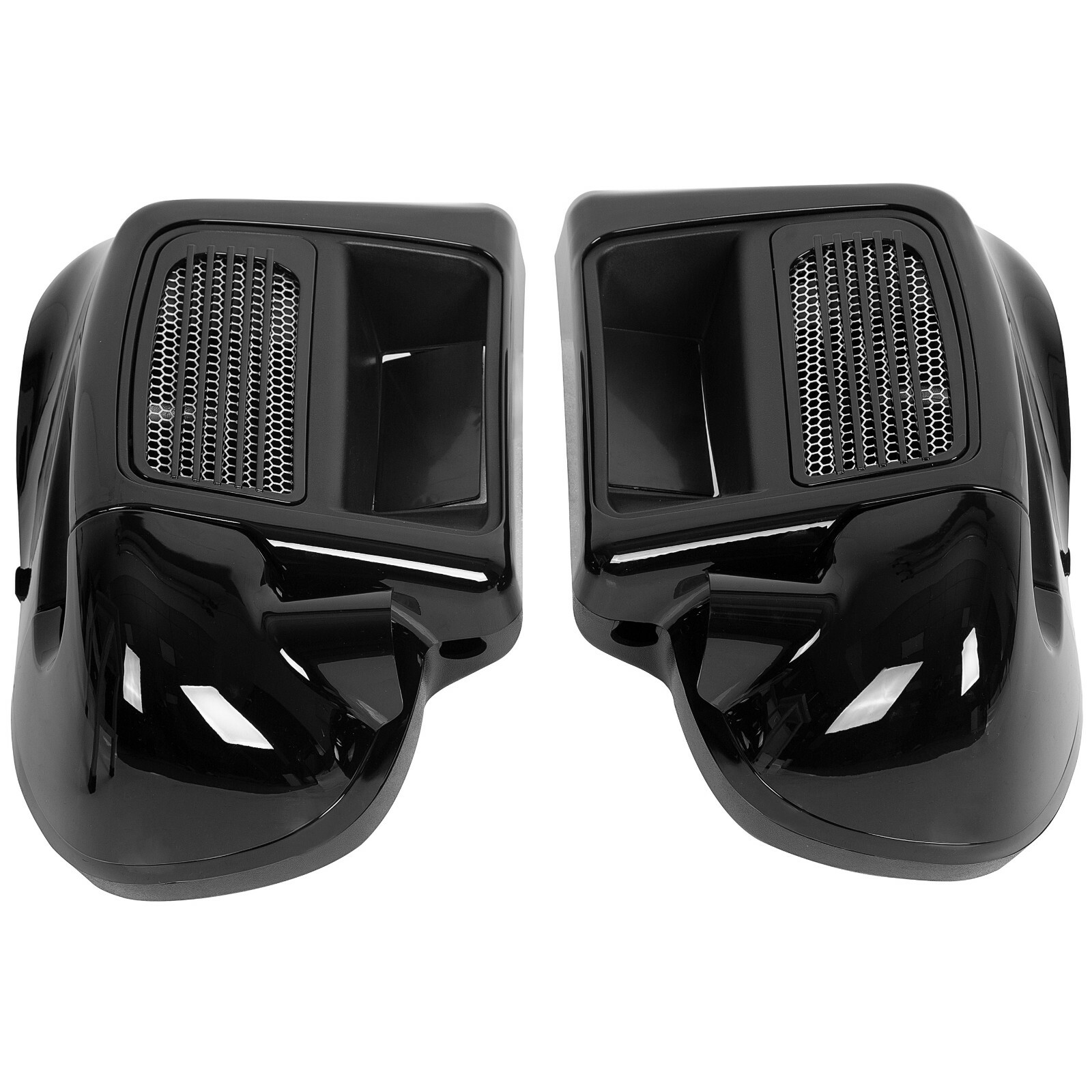Water-Cooled Lower Vented Leg Fairing Glove Box For Harley Touing 2014-2023