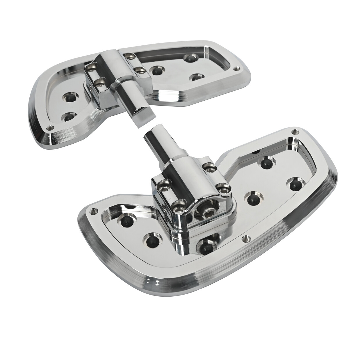 For Indian Scout Sixty 2016-2024 Pair of Rear Passenger Floorboards Foot Pegs