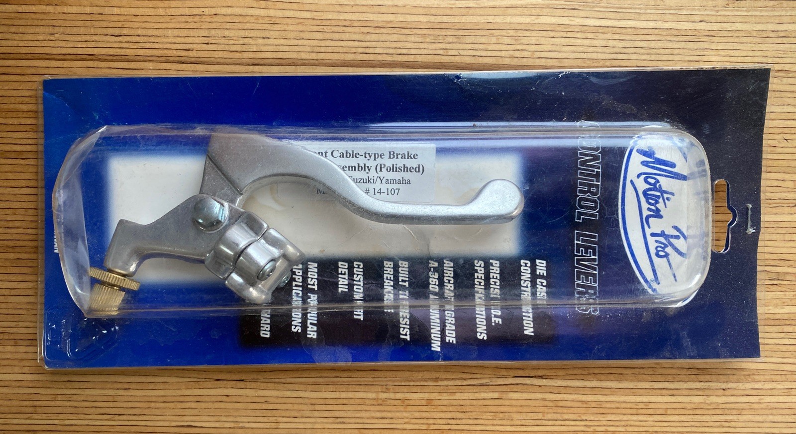 Motion Pro 14-0107 Brake Lever Assembly Polished NEW OLD STOCK