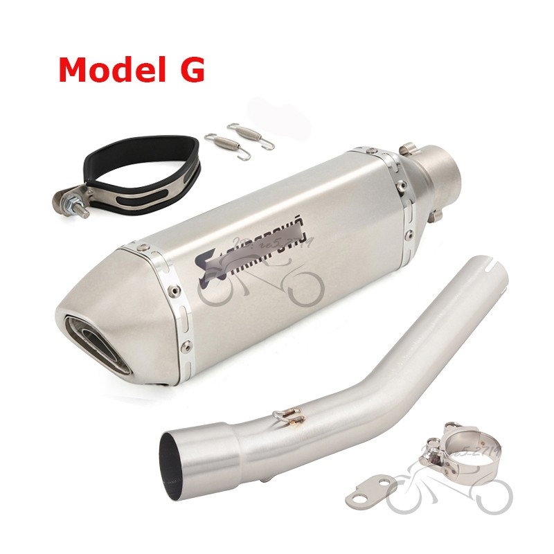 Tenere 700 2019-2025 for Yamaha XTZ07 Exhaust Mid Tail Pipe Slip on Muffler Tips