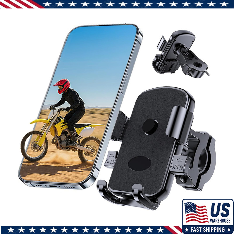 Motorcycle Phone Mount Holder, 360° Rotate Handlebar Mount Scooter, Mountain, Di