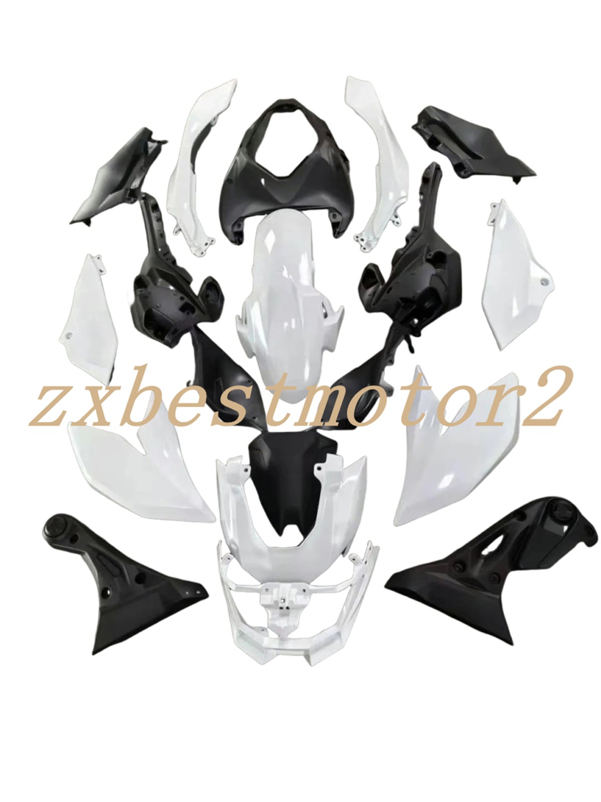 Unpainted White Injection Fairing Kit For Kawasaki Z500 2024 2025 Bodywork Frame