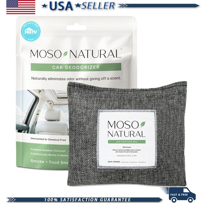 Bamboo Charcoal Air Purifying Bag Odor Eliminator Cars Trucks SUVs RVs Boats