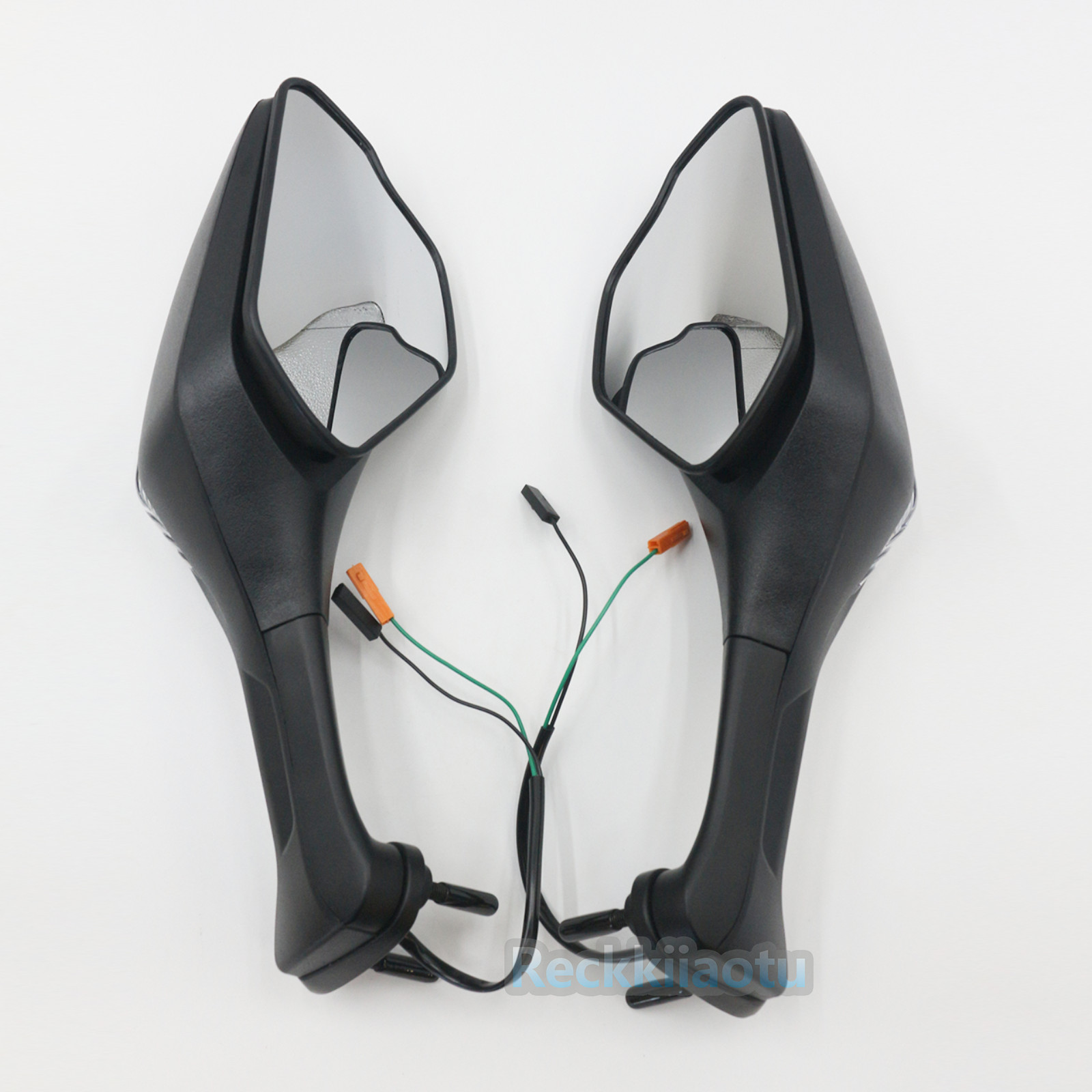 1 Pair of RearView Mirrors LED Turn Signals Fit For Honda CBR1000RR 2017-2024 US