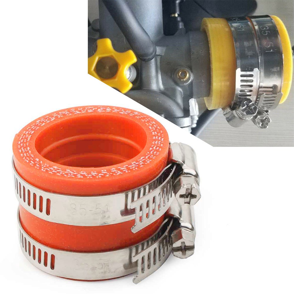 Orange Carburetor Rubber Adapter Intake Manifold For OKO PWK KEIHIN 28/30mm US