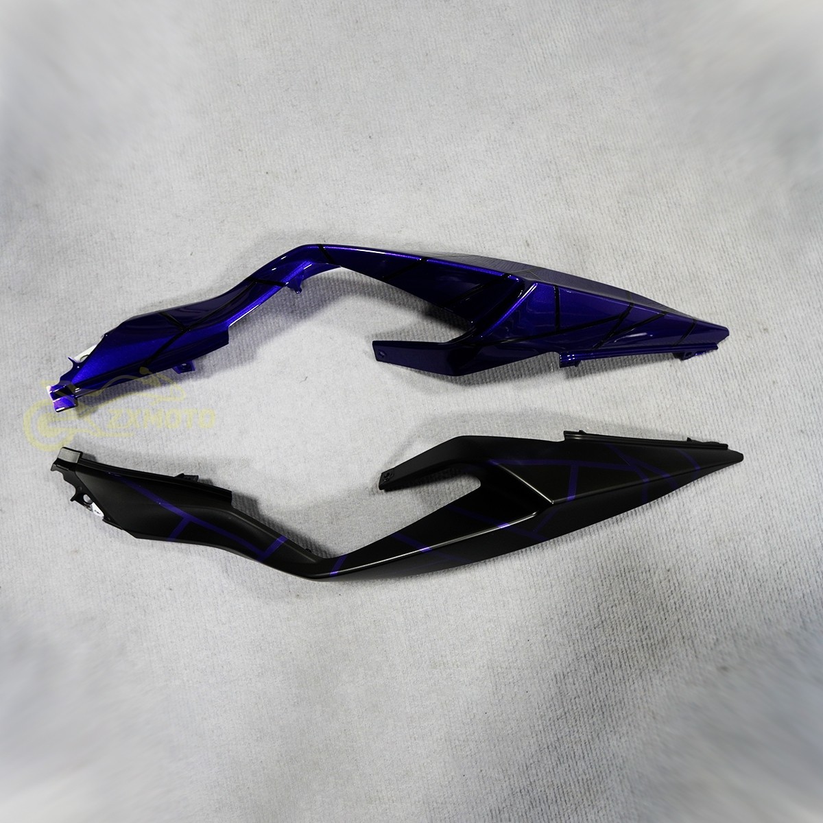 Glossy Purple Black Fairing Kit +Tank For Kawasaki Ninja ZX6R 2024 2025 636 ABS