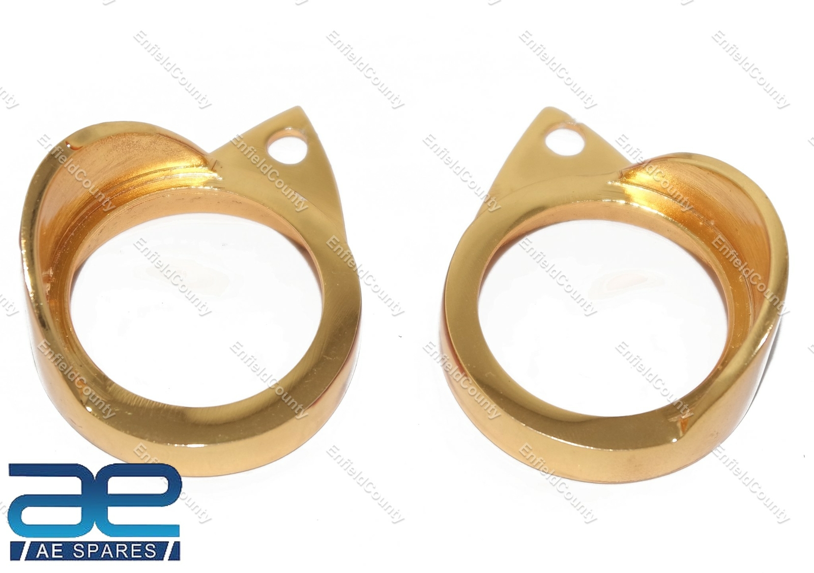 Fits For Royal Enfield Brass Pilot Lights Rims With Shade