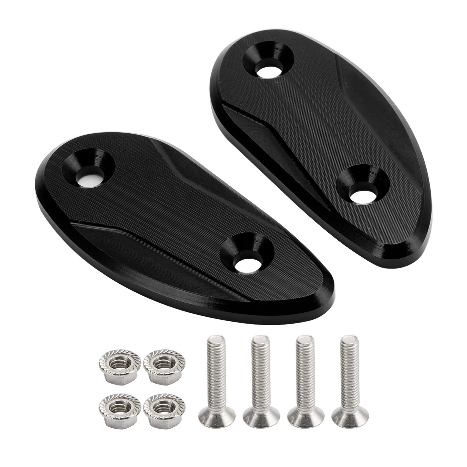 Mirror Block Off Kit CNC 6061-T6 Aluminum Anodized For Honda CBR1000RR 2008-2023