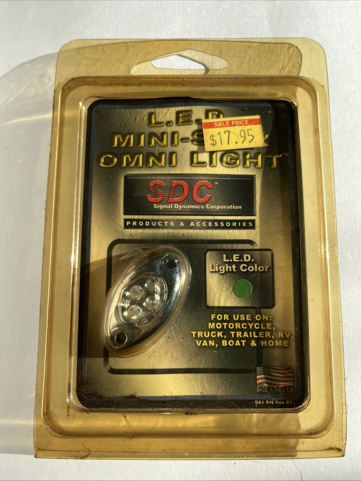 Signal Dynamics LED MiniStar Omni Accent Light (Green) for Motorcycle, Trk, Etc.