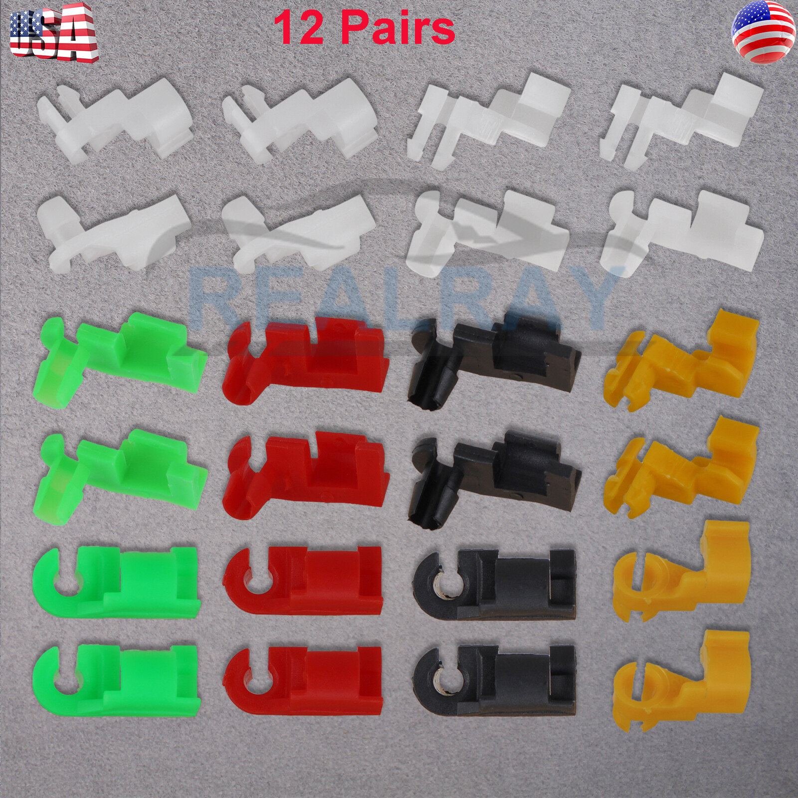 Automotive Fasteners Door Lock Rod Rivet Plastic Clips for Chevy Camaro Impala