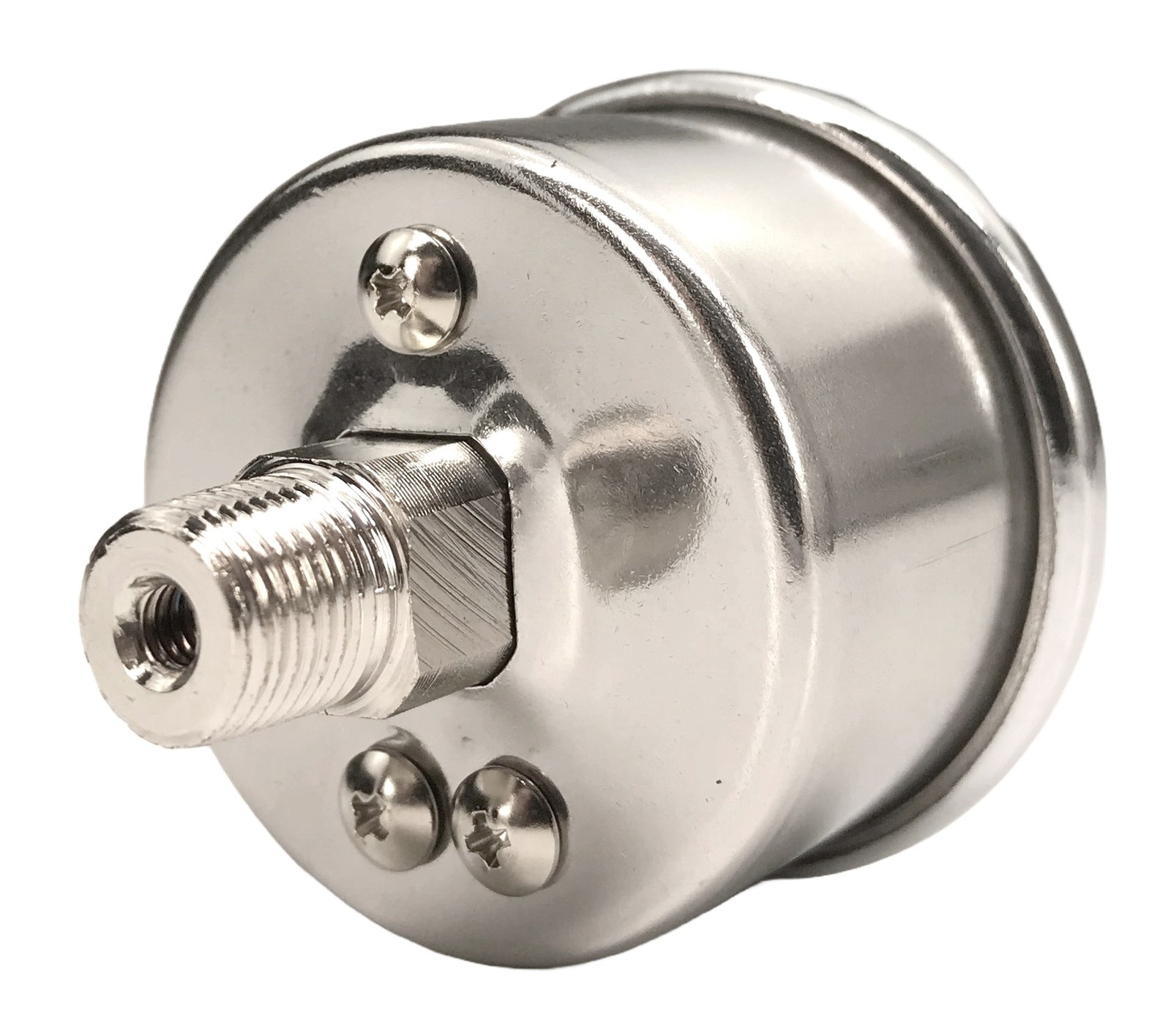 Arlen Ness Deep Cut Chrome Oil Pressure Gauge (15-655)