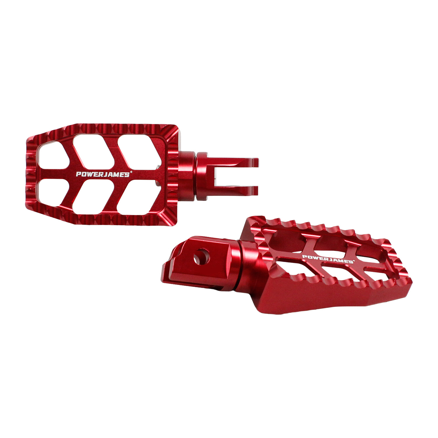 Red Rider Foot Pegs Footrest for Harley Softail Standard Street Bob Low Rider S