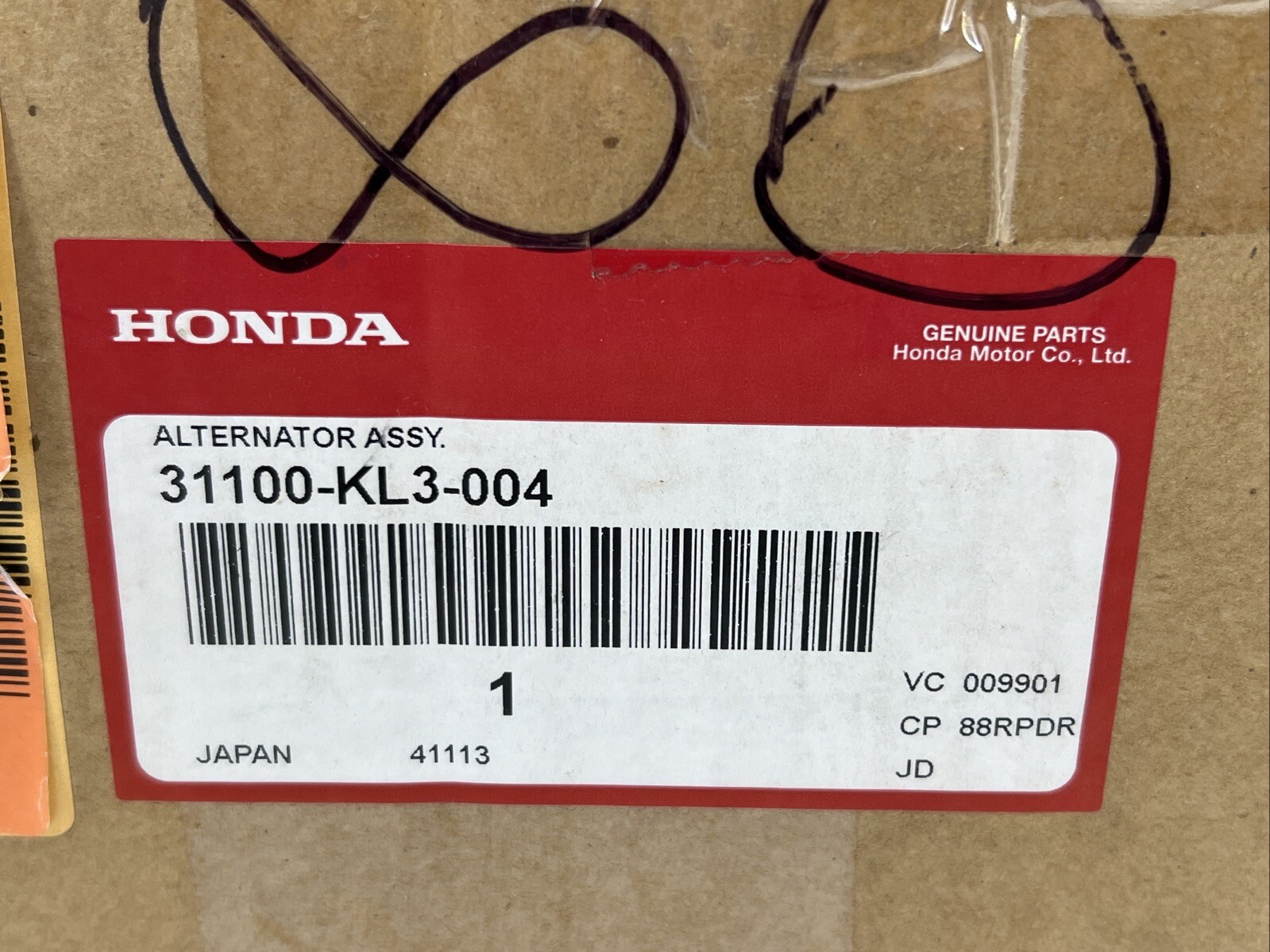 31100-Kl3-004 OEM Honda 1984-85 XL350R A Engine Alternator Assy NOS Genuine