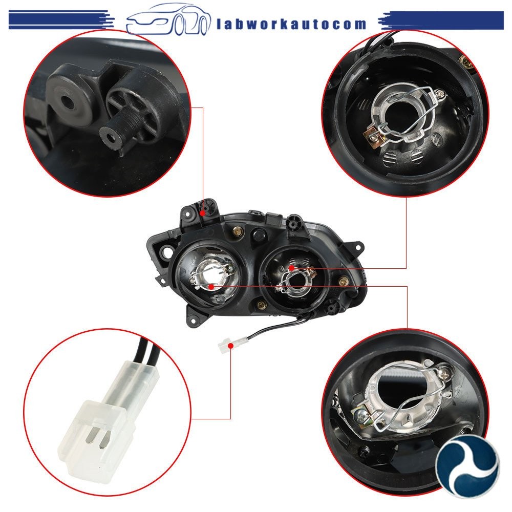 Front Headlight Headlamp For 2004 2005 2006 Yamaha YZF R1 YZFR1