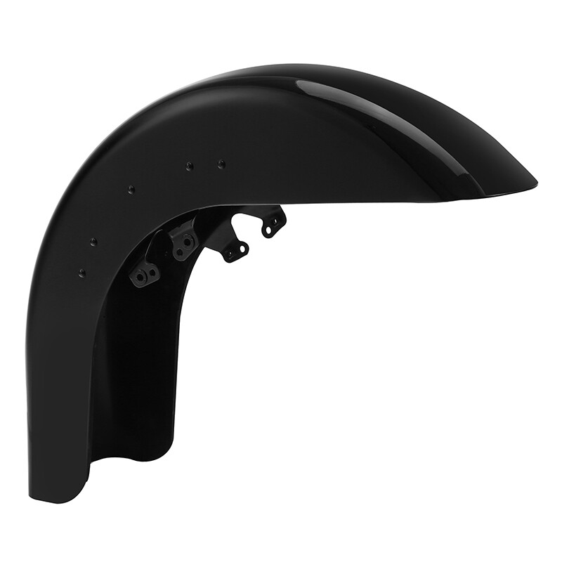 Vivid Black Front Fender Fit For Harley Street Road Glide FLHX FLTRX 2014-2023