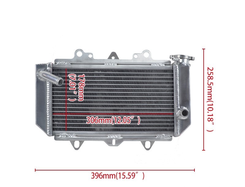 For 2004-2008 Yamaha YFZ450 YFZ 450 07 2005 2006 2008 Aluminum Radiator