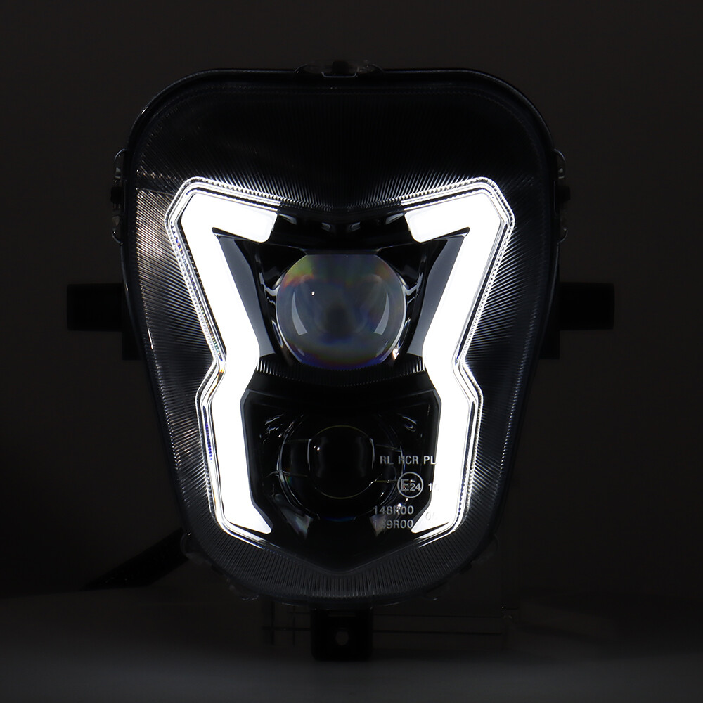 LED Headlight Hi/Low Beam DRL Sealed Assembly For Honda CRF450RX CRF450L 2019-23