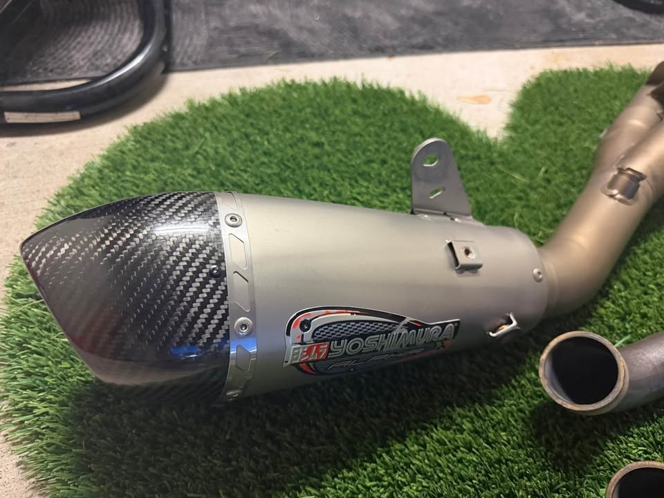 15-25 YAMAHA YZF R1 YZFR1 YOSHIMURA ALPHA T 3/4 EXHAUST MUFFLER SLIP ON PIPE