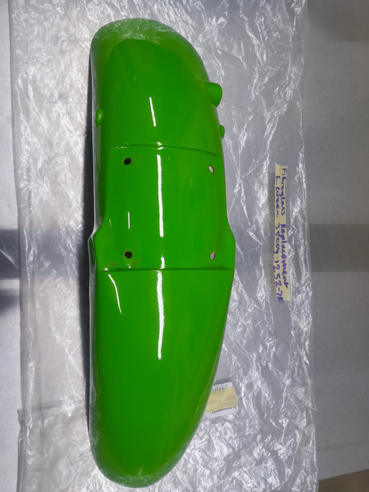 Kawasaki KR-1S KR1 Fender L.GREEN 35004-1252-7F replacement made in Fibreglass