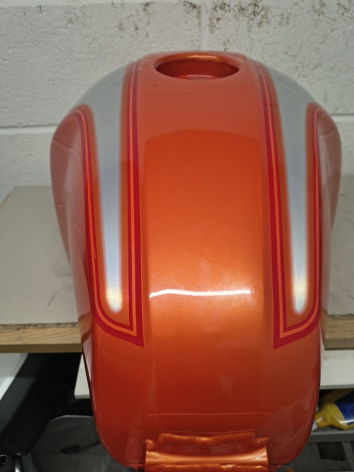 BMW R12S Fuel Petrol Tank Lava Orange R12 S 2025 16115B35945