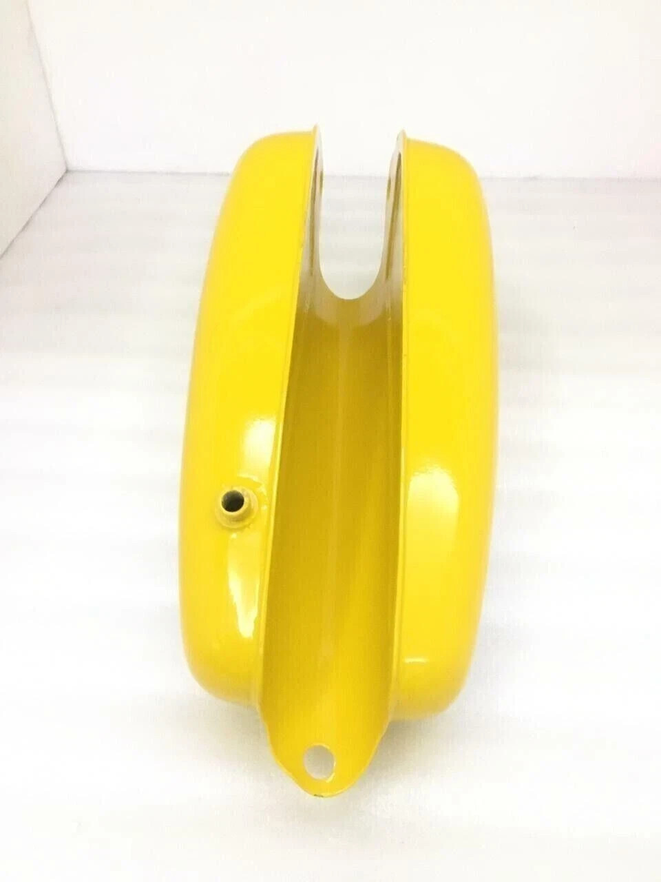 HUSQVARNA 1974 CR 250 WR 250 MAG Repro Alloy Polished & Yellow Painted Fuel Tank