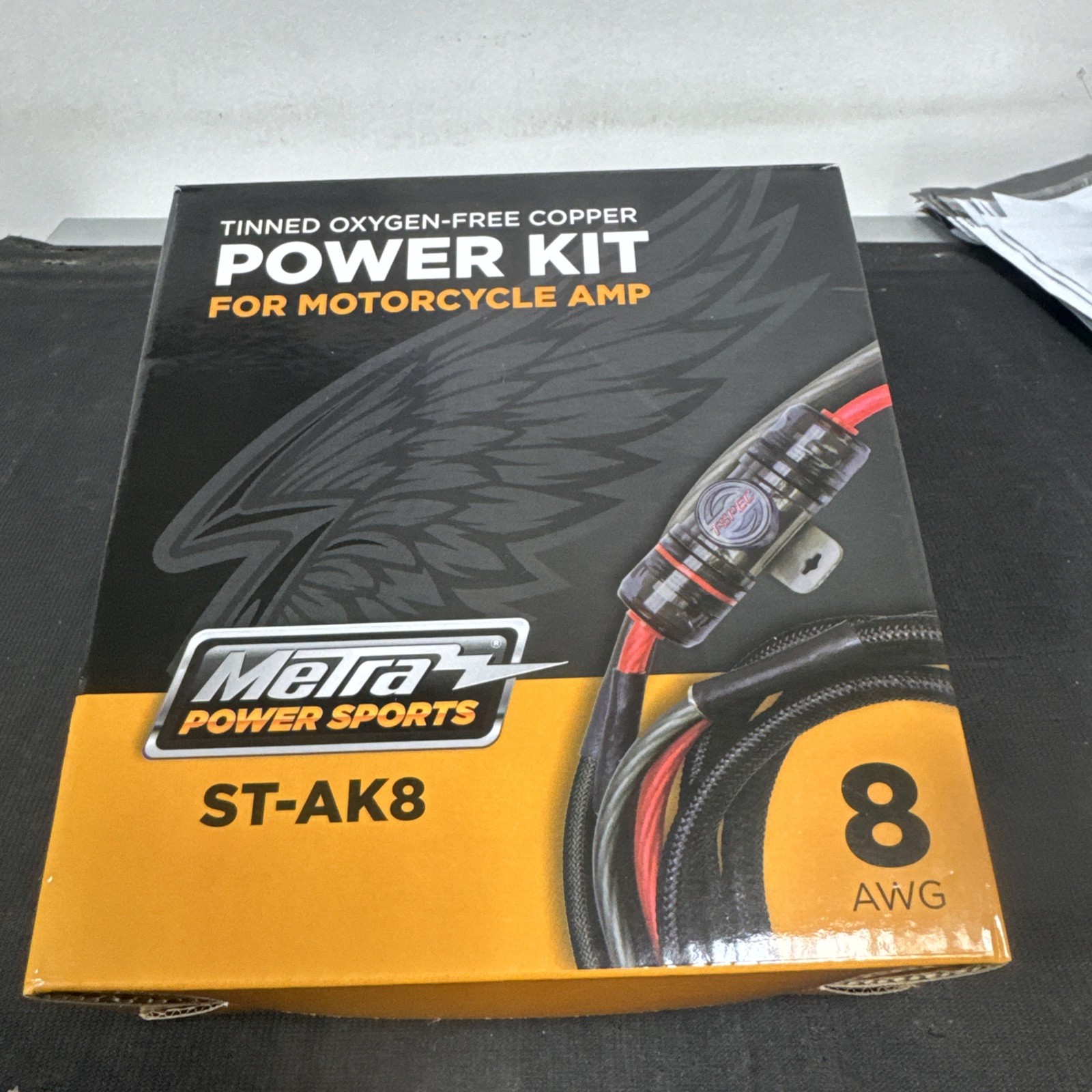 ST-AK8 METRA POWERSPORTS / MOTORCYCLE 8 GAUGE AMP KIT **NEW**