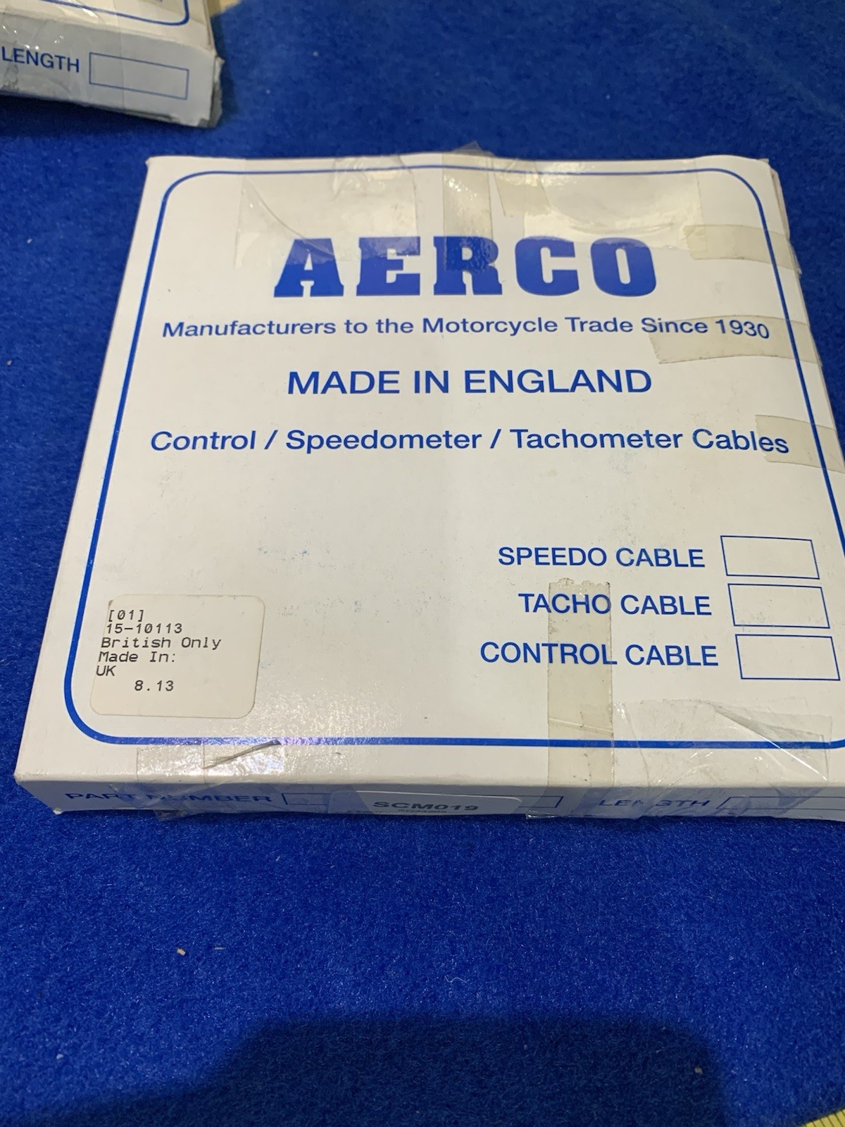 Triumph Bsa Speedo Cable Magnetic Sq Drive 6ft Aerco Scm019