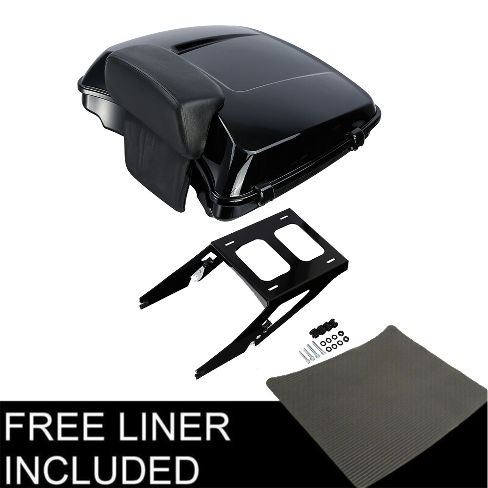 Black Razor Trunk Pad Mount Rack Fit For Harley Sport Glide FLSB 2018-Up 2019