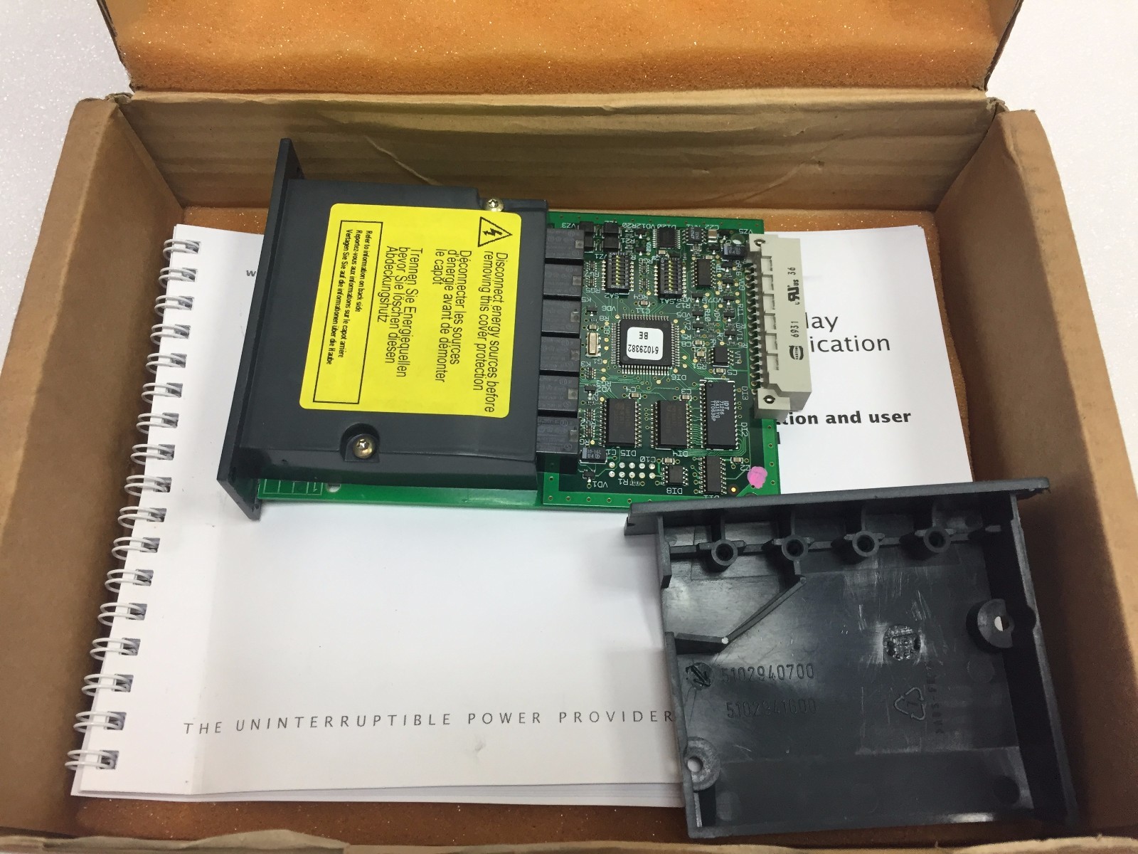 MGE ALARM RELAY CARD MODEL: 499H11320 SECI 51029228 AEL – 90 Days RTB Warranty