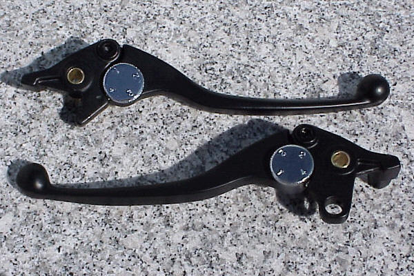 Kawasaki Ninja ZX7 ZX7R ZX9 ZX9R ZX11 ZRX 1200 BLACK FRONT BRAKE & CLUTCH LEVERS