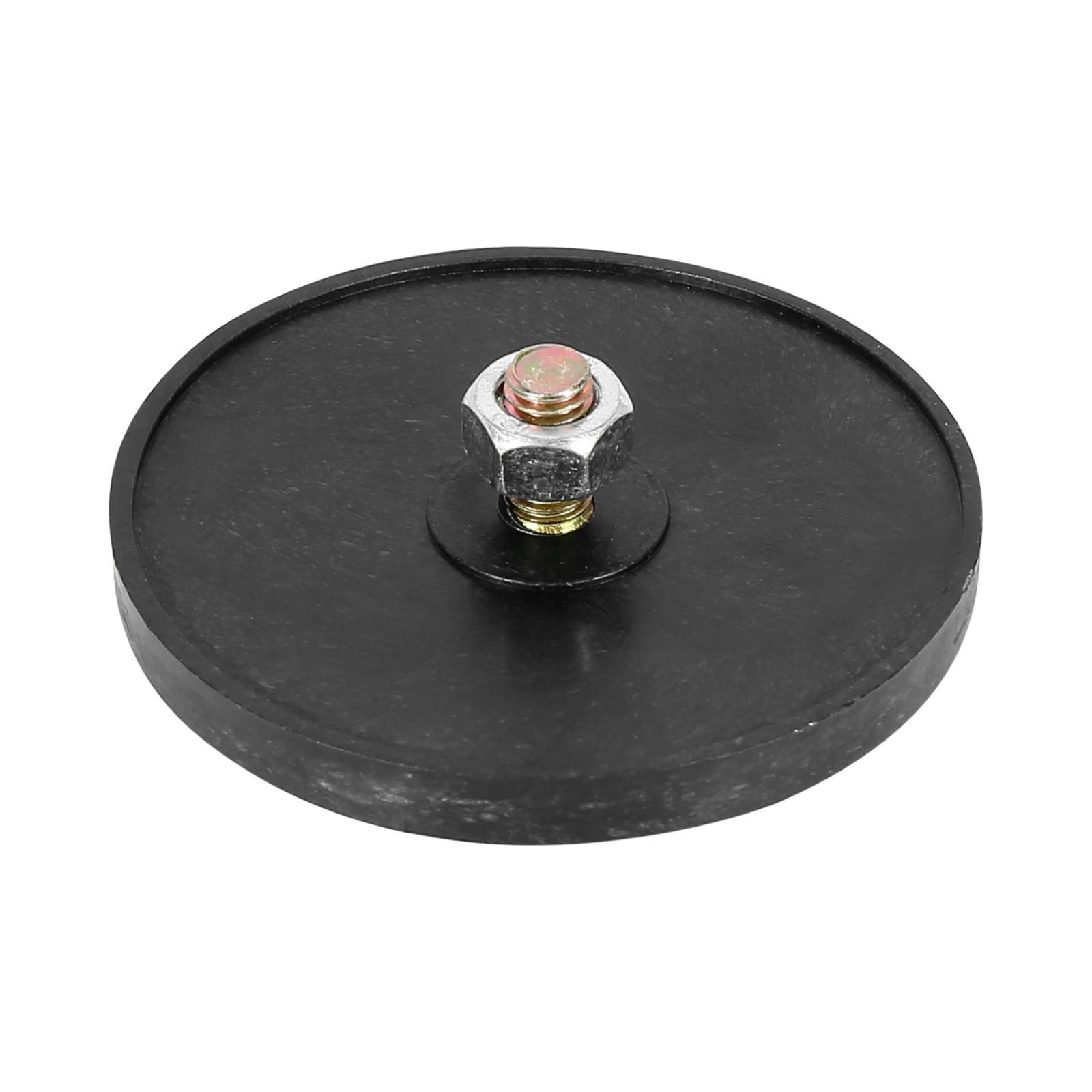 Pair M6x1.0 Red Universal Screw Mount Round Warning Reflector for Motorcycle ATV