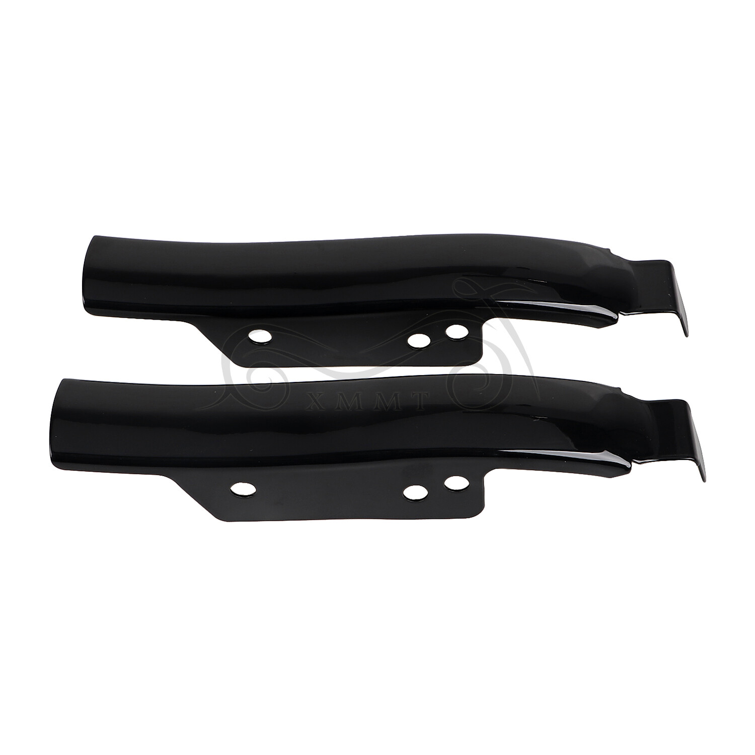 Vivid Black Fender/Saddlebag Filler Panels for Harley Touring Saddlebags 93-08
