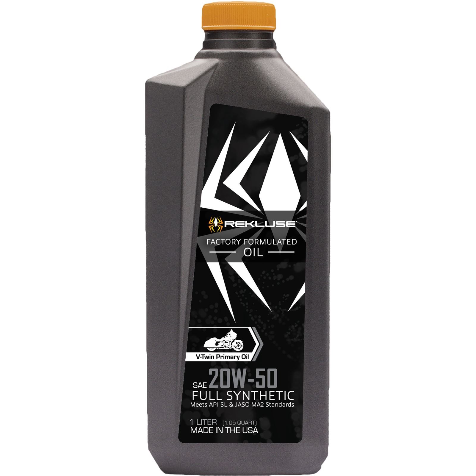 Rekluse Racing Full Synthetic Primary V-Twin 20W-50 Oil – 1 Liter RMS-1099003