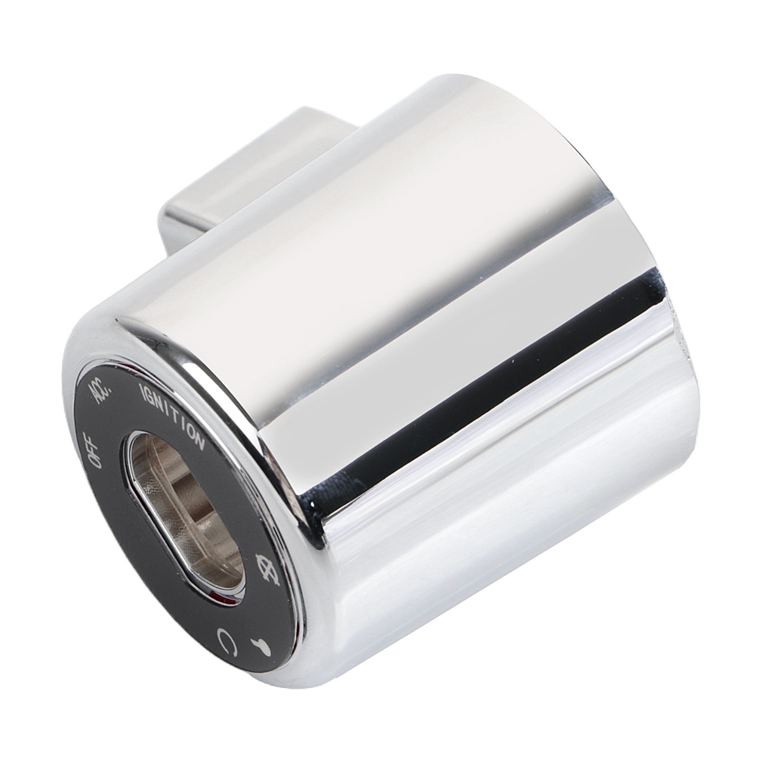 ABS Plastic Chrome Ignition Switch Cover Cap Chrome For Harley Iron 883 XL883N