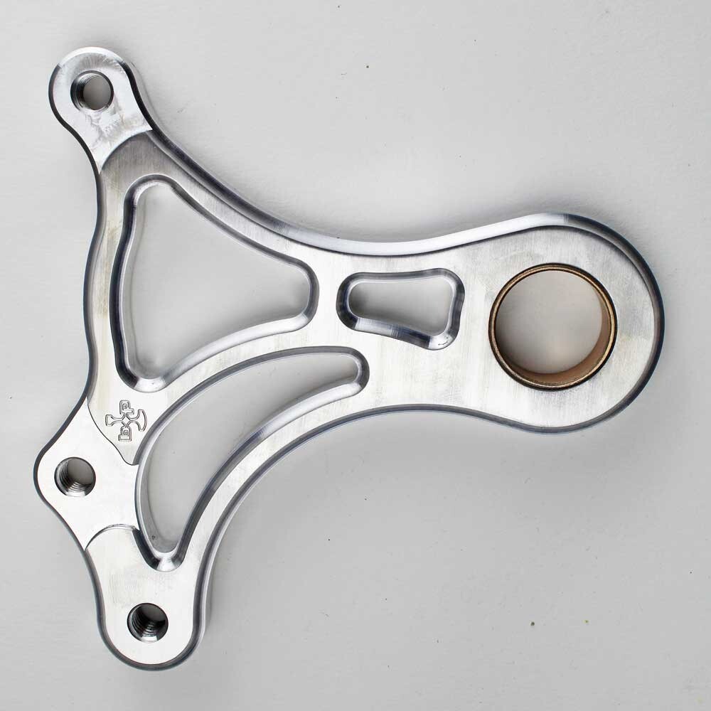 Single Brake Caliper Mount Bracket Hanger for Harley w/ 3/4″ Axle & 11.5″ Rotor