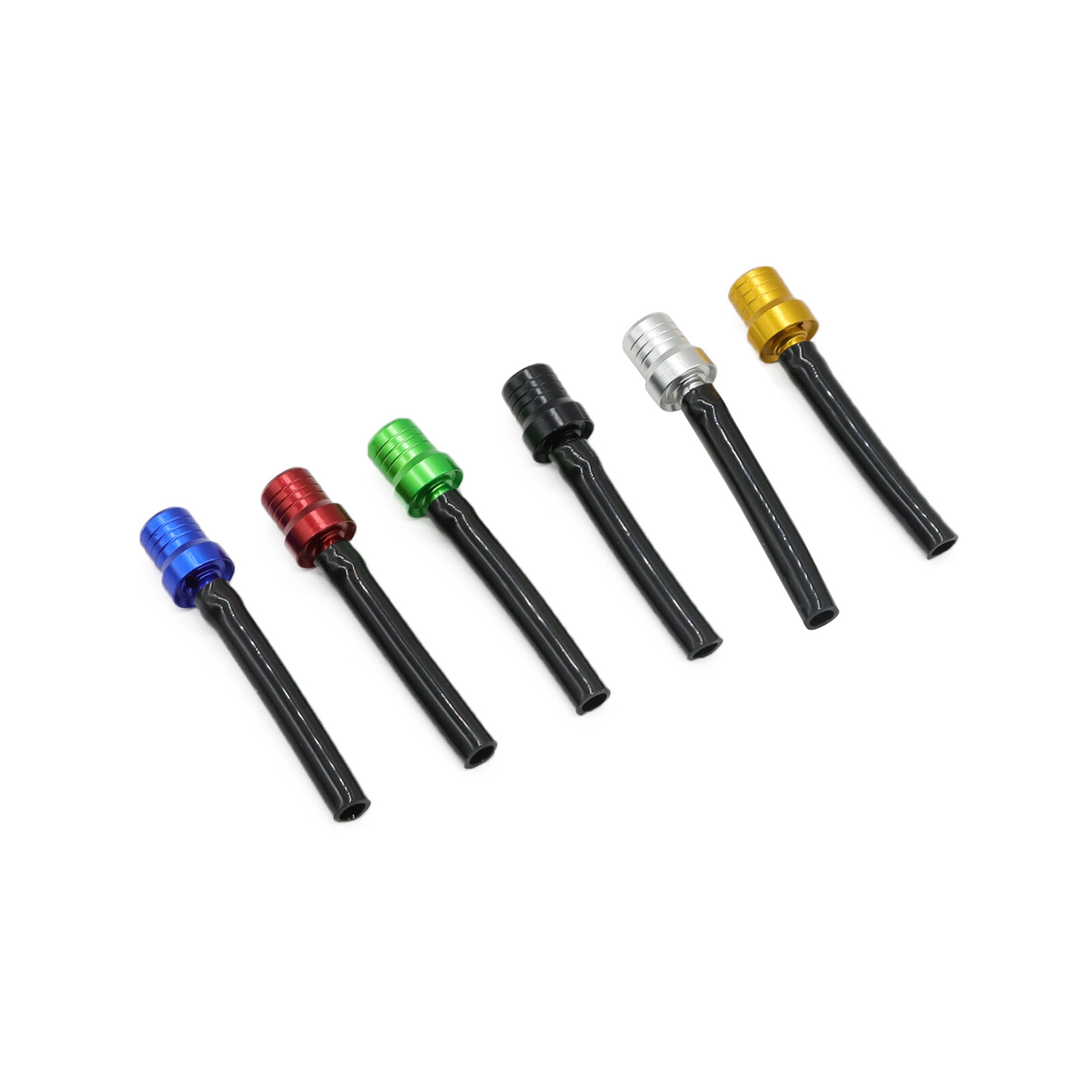6PC Motorcycle Gas CAP VENT Tank Fuel Air Breather Valve Hose Tube Dirt Bike ATV