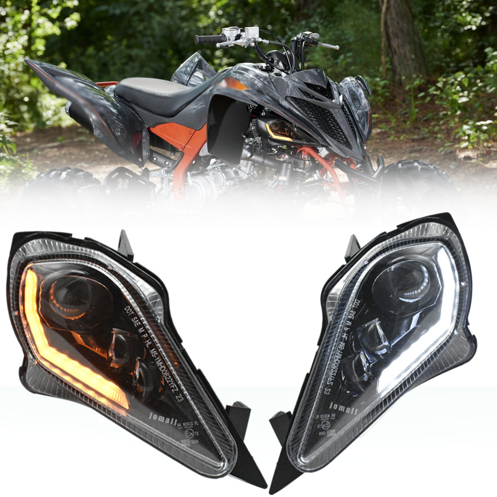 For Yamaha Raptor 250 350 700 YFZ 450 450R 450X 2006-22 LED Headlights Assembly