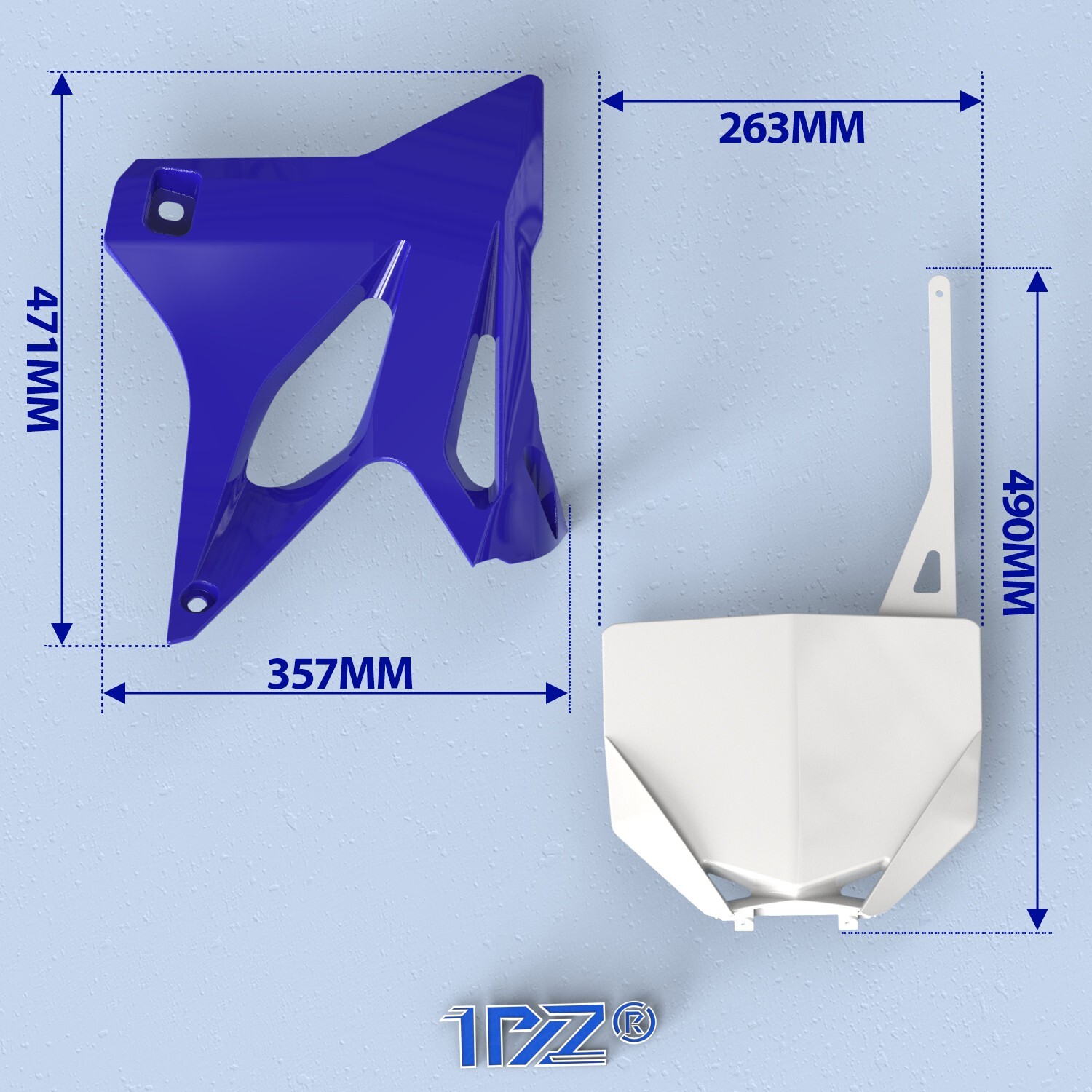 Complete Plastics Fender Kit For Yamaha YZ85 2002-2014 Body Side Cover Fairing