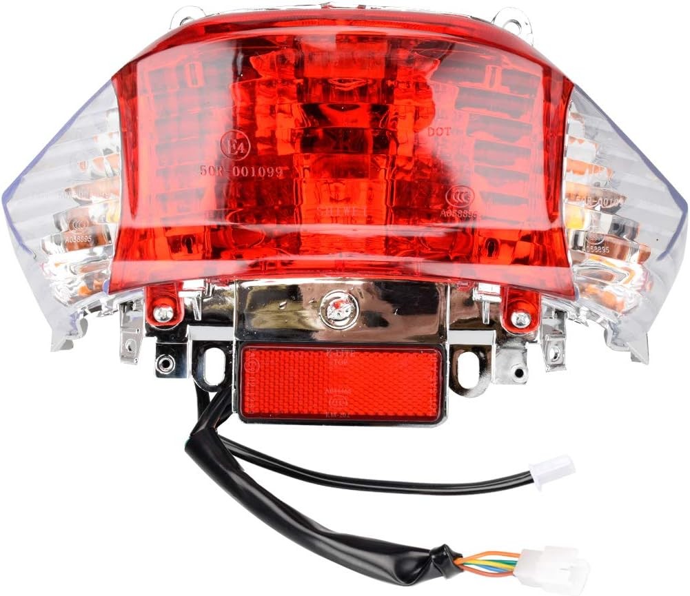 12V 5W Tail Light Turn Signal Lamp Assembly For 4-Stroke GY6 49cc 50cc ATM50