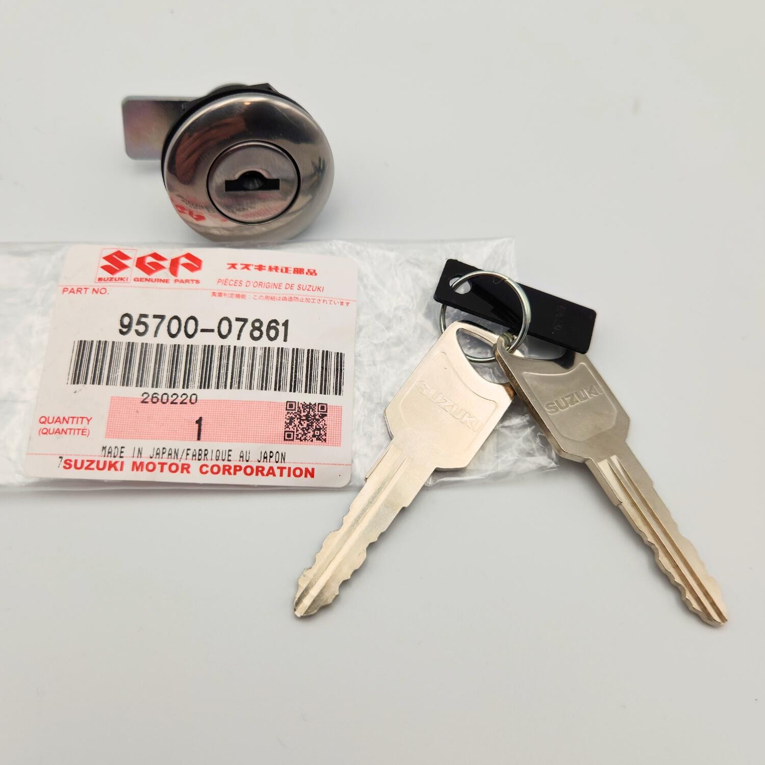 SUZUKI Genuine VL800 Lock Set Cover With 2 keys 95700-07861 OEM New
