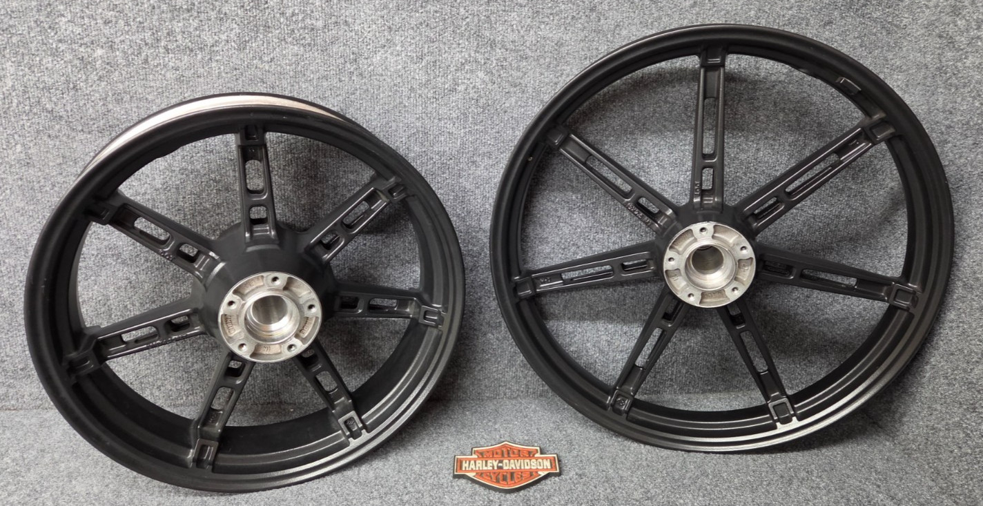 OEM HARLEY-DAVIDSON ’21-’24 STRAIGHT BLACK SPORTSTER NIGHTSTER RIMS SET