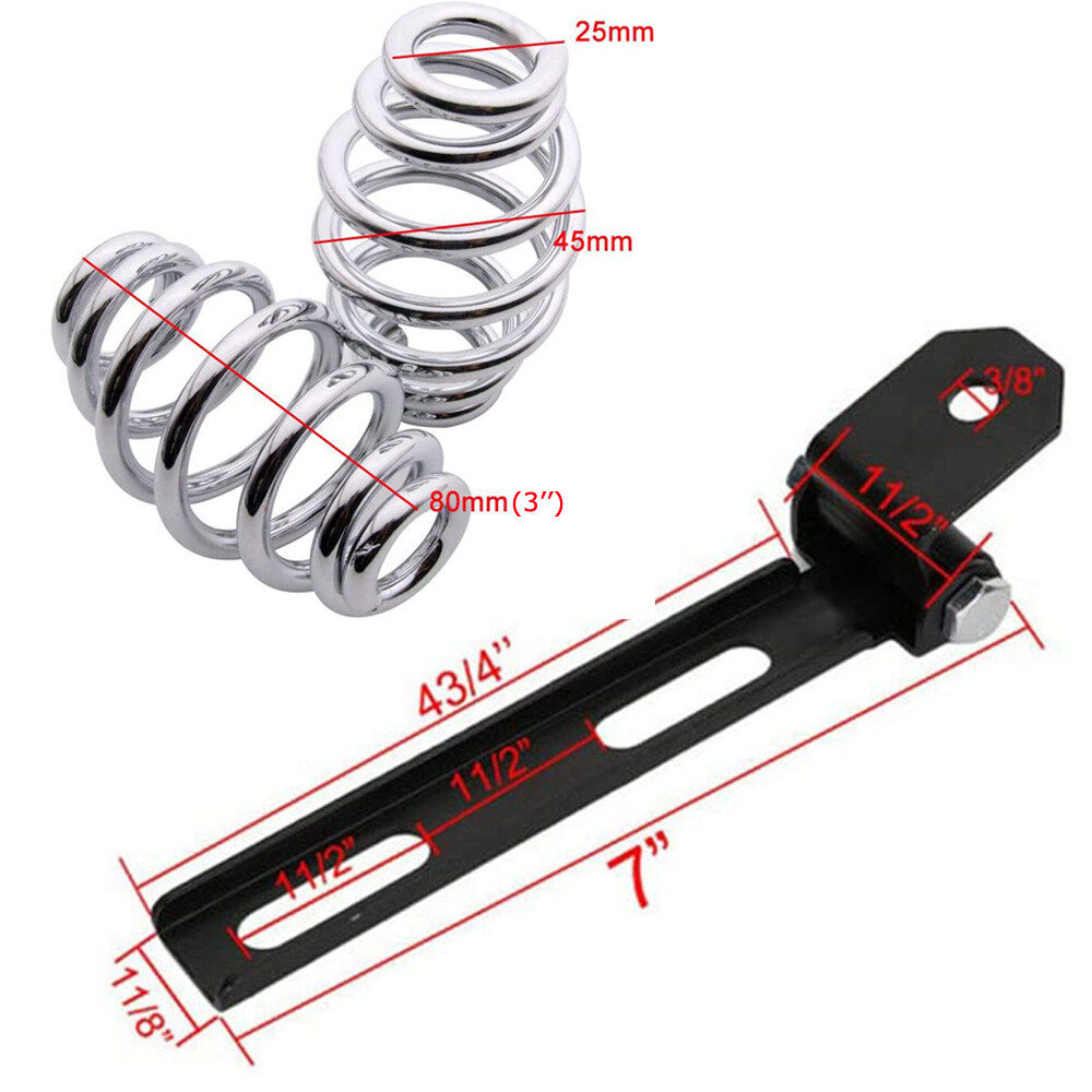 For Honda Shadow VLX 600 VT 600 Bobber Motorcycle Spring Solo Driver Seat Saddle