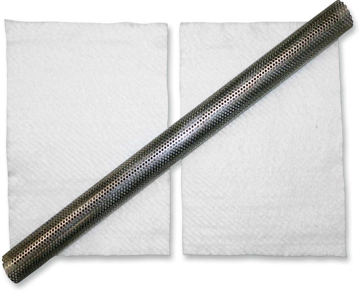 LA Choppers LA-1225-24P Universal Baffle with Packing 24in Long 2.5in Dia